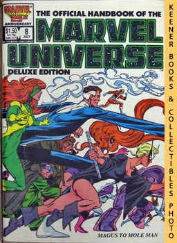 Seller image for The Official Handbook Of The Marvel Universe, Deluxe Edition: Vol. 2 No. 8, July 1986 * Magus To Mole Man for sale by Keener Books (Member IOBA)