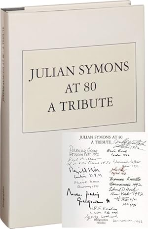 Bild des Verkufers fr Julian Symons at 80: A Tribute (Signed Limited Edition, Copy No. 1, with original etching by Jeffrey Morgan) zum Verkauf von Royal Books, Inc., ABAA