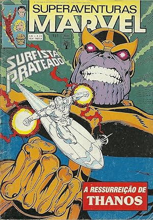 SUPERAVENTURAS MARVEL nº 131: Surfista Prateado - A Ressurreição de Thanos