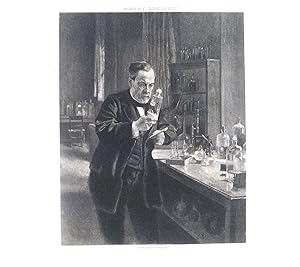 Bild des Verk�ufers f�r Louis Pasteur In His Laboratory, Photogravure zum Verkauf von Legacy Books II