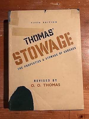 Stowage: The Properties and Stowage of Gargoes