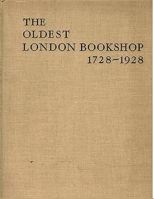 Imagen del vendedor de THE OLDEST LONDEN BOOKSHOP A HISTORY OF TWO HUNDRED YEARS. a la venta por Tintagel