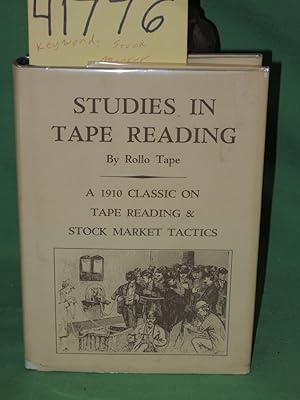 Imagen del vendedor de Studies In Tape Reading 1960's reprint a la venta por Princeton Antiques Bookshop