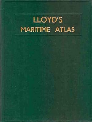 Bild des Verkufers fr Lloyd's (Lloyds) maritime atlas. Including A Comprehensive List of Ports and Shipping Places of the World. zum Verkauf von Antiquariat am Flughafen