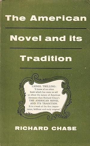 Bild des Verkufers fr The American Novel And Its Tradition zum Verkauf von Kenneth A. Himber