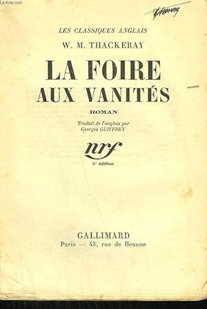 Seller image for LA FOIRE AUX VANITES. for sale by Le-Livre