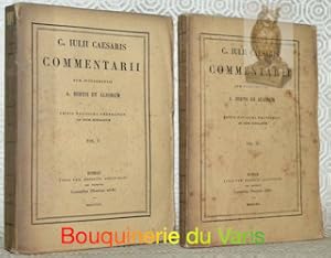 Bild des Verkufers fr Commentarii cum supplementi A. Hirtii et Aliorum. Editio novissima emmendatior ad usum scholarium. Vol. 1 et 2. zum Verkauf von Bouquinerie du Varis