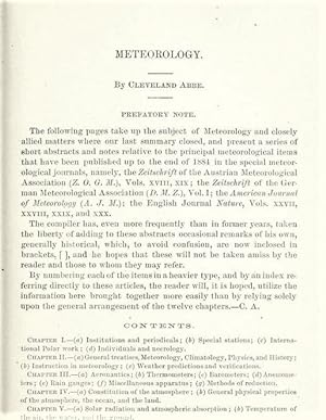 Image du vendeur pour Meteorology mis en vente par Legacy Books II