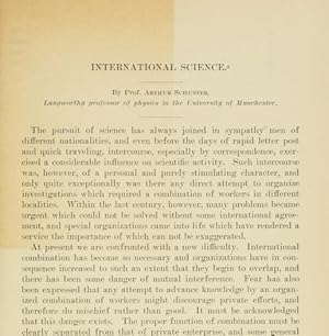 Bild des Verk�ufers f�r International Science zum Verkauf von Legacy Books II