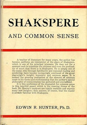 SHAKESPERE AND COMMON SENSE. Shakespeare.