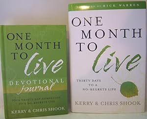 Bild des Verkufers fr One Month to Live: Thirty Days to a No-Regrets Life/ Devotional Journal (two volumes) zum Verkauf von First Class Used Books