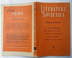 Imagen del vendedor de Literatura Sovitica. Agosto De 1954. a la venta por La Social. Galera y Libros