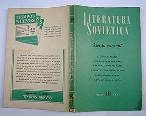 Imagen del vendedor de Literatura Sovitica. Octubre De 1954. a la venta por La Social. Galera y Libros