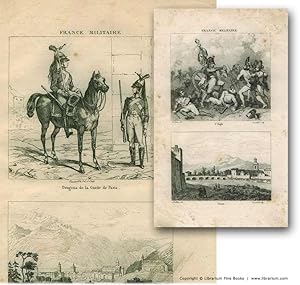 [Premier Empire] La France Militaire: Suite of 12 Original Copperplate Etchings [MILITARY UNIFORM...