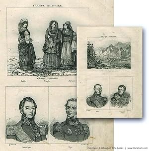 Imagen del vendedor de [Premier Empire] La France Militaire: Suite of 21 Original Copperplate Etchings [COSTUMES & VIEWS; PORTRAITS]. a la venta por Librarium of The Hague