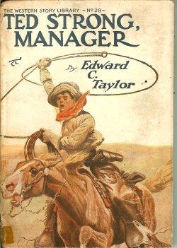 Imagen del vendedor de TED STRONG, MANAGER; The Western Story Library No. 28 a la venta por Books from the Crypt