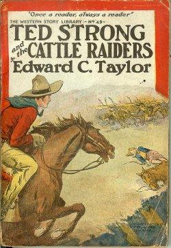 TED STRONG AND THE CATTLE RAIDERS; The Western Story Library No. 49