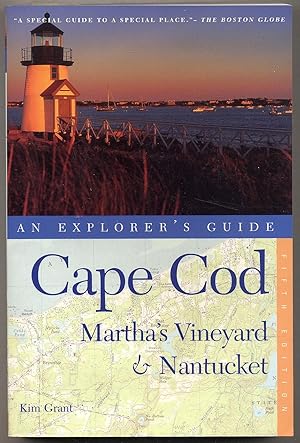 Bild des Verkufers fr Cape Cod: Martha's Vineyard and Nantucket: An Explorer's Guide zum Verkauf von Between the Covers-Rare Books, Inc. ABAA