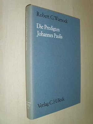 Bild des Verkufers fr Die Predigten Johannes Paulis. zum Verkauf von Antiquariat Hamecher