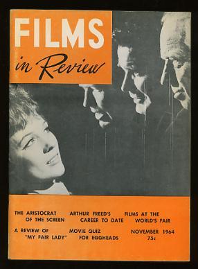 Bild des Verkufers fr Films in Review (November 1964) [cover: Andrews, Coburn, Garner, and Douglas in THE AMERICANIZATION OF EMILY] zum Verkauf von ReadInk, ABAA/IOBA