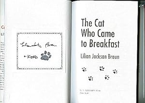 Image du vendeur pour THE CAT WHO CAME TO BREAKFAST mis en vente par ODDS & ENDS BOOKS