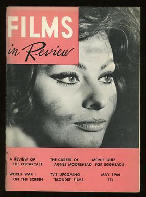 Bild des Verkufers fr Films in Review (May 1966) [cover: Sophia Loren in ARABESQUE] zum Verkauf von ReadInk, ABAA/IOBA