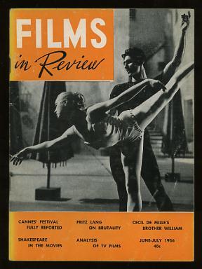 Bild des Verkufers fr Films in Review (June-July 1956) [cover: Claire Sambert and Igor Youskevitch in INVITATION TO THE DANCE] zum Verkauf von ReadInk, ABAA/IOBA