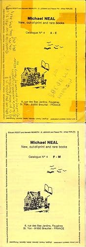 MICHAEL NEAL - CATALOGUE No. 4; A-E, F-M