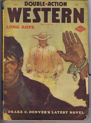 Imagen del vendedor de DOUBLE ACTION WESTERN (Pulp magazine) . December, 1947. a la venta por Comic World