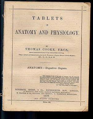 Tablets of Anatomy and Physiology. Digestive Organs.