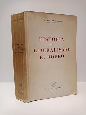 Imagen del vendedor de Historia del liberalismo europeo / Traduccin Espaola de C. G. Posada a la venta por Librera Miguel Miranda
