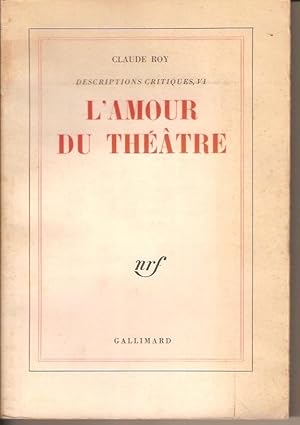 L'AMOUR DU THEATRE