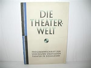 Seller image for Die Theaterwelt: Heft 14, 2. Jahrgang (16. Mrz 1927). Programmschrift der Vereinigten Stdtischen Theater in Dsseldorf. for sale by buecheria, Einzelunternehmen