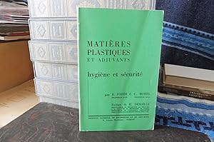 Matières Plastiques et Adjuvants - Hygiène et Sécurité