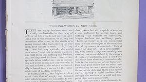 Bild des Verkufers fr Working Women In New York zum Verkauf von Legacy Books II