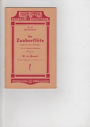 Seller image for Die Zauberflote: Oper in Zwei Aufzugen [Libretto only] for sale by Meir Turner