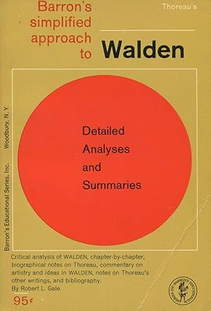 Seller image for Barron's Simplified Approach To Walden: Detailed Analyses And Summaries for sale by Kenneth A. Himber
