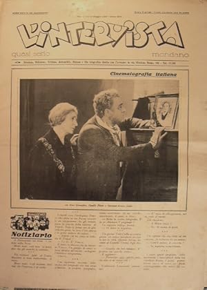 Settimanale l'intervista - anno XVII n. 20 - domenica 19 maggio 1935 anno XIII