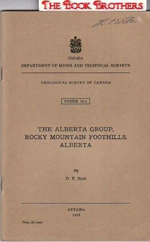 Bild des Verkufers fr The Alberta Group,Rocky Mountain Foothills,Alberta:Paper 56-1 zum Verkauf von THE BOOK BROTHERS