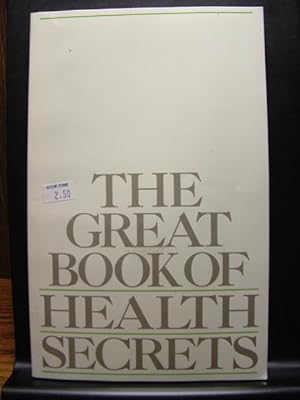 Immagine del venditore per THE GREAT BOOK OF HEALTH SECRETS venduto da The Book Abyss
