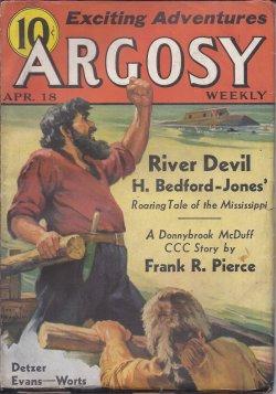 Image du vendeur pour ARGOSY Weekly: April, Apr. 18, 1936 ("Song of the Whip") mis en vente par Books from the Crypt