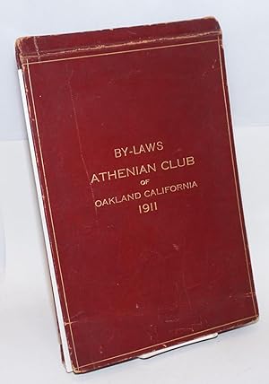 Imagen del vendedor de The by-laws Athenian Club of Oakland California 1911 a la venta por Bolerium Books Inc.