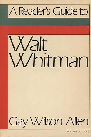 A Reader's Guide To Walt Whitman