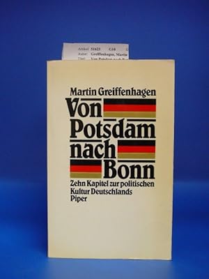 Bild des Verkufers fr Von Potsdam nach Bonn Zehn Kapitel zur politischen Kultur Deutschlands zum Verkauf von Buch- und Kunsthandlung Wilms Am Markt Wilms e.K.