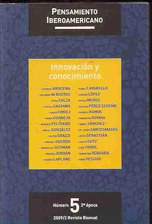 Imagen del vendedor de PENSAMIENTO IBEROAMERICANO. NUMERO 5: INNOVACION Y CONOCIMIENTO a la venta por Desvn del Libro / Desvan del Libro, SL