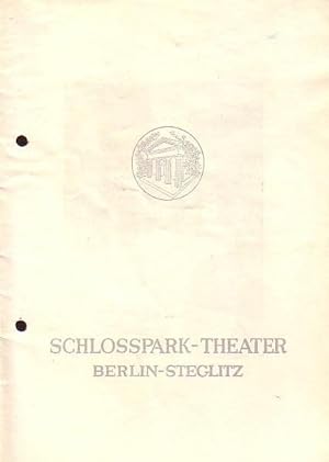 Seller image for Programmheft des Schlopark Theaters Berlin, Spielzeit 1953 / 1954. Heft 30. for sale by Antiquariat Carl Wegner