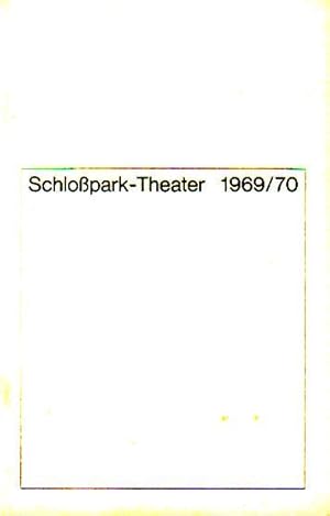 Programmheft des Schloßpark Theaters Berlin, Spielzeit 1969 / 1970. Konvolut aus 2 Heften. Aus de...