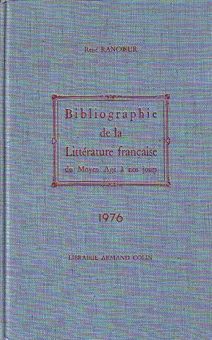 Bild des Verkufers fr Bibliographie de la littrature francaise du Moyen Age  nos jours. Anne 1976. zum Verkauf von Antiquariat Carl Wegner