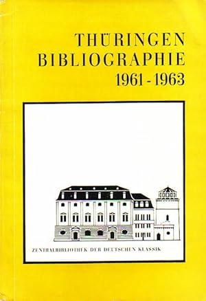 Thüringen-Bibliographie. Konvolut mit 5 Jahrgängen. Enthalten sind: Thüringen-Bibliographie 1961-...
