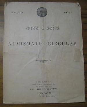 Seller image for Spink & Son ' s Numismatic Circular. Index to Volume XLV. January - December 1937. - Contents: Index to Volume XLV; Catalogue of Coins and Medals offered for sale in 1937; List of Illustrations for sale by Antiquariat Carl Wegner
